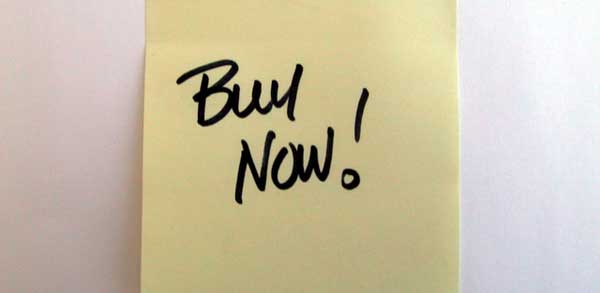 An emotional buy now button